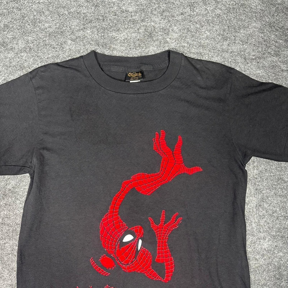 VTG 90s Spider-Man Marvel Changes T Shirt Mens M Black Single Stitch USA‎ Made